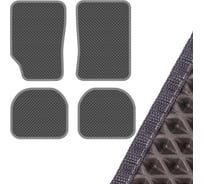 Коврик салона SKYWAY универсальный левый руль 4 пр. EVA серый S01702093
