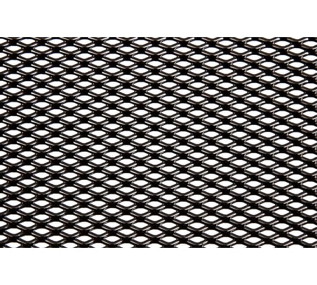 Облицовка радиатора KRAFT алюминий 100 х 30 см черная ячейки 6мм х 3мм KT 835479