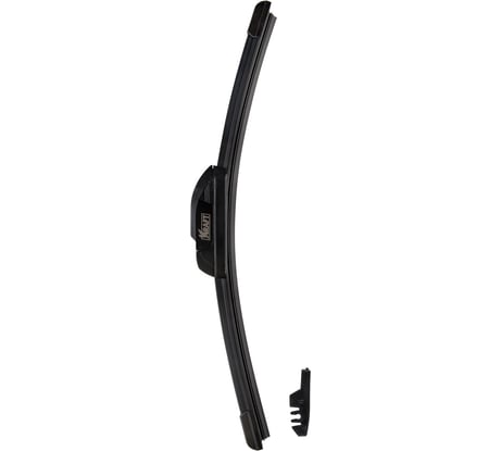 Бескаркасная щетка стеклоочистителя KRAFT 350mm 2 адаптера Teflon KT 830812