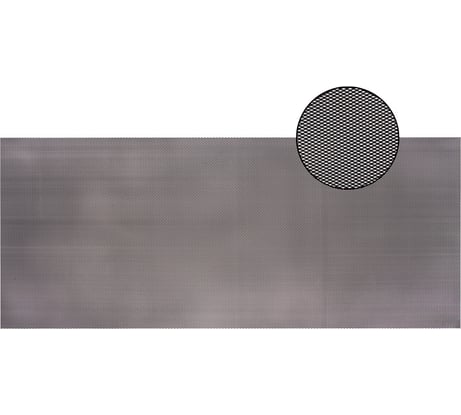 Облицовка радиатора KRAFT алюминий 100 х 40 см черная ячейки 6мм х 3мм KT 835481