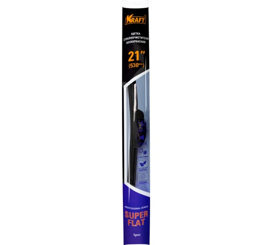 Щетка стеклоочистителя KRAFT бескаркасная 530mm Teflon KT 830817
