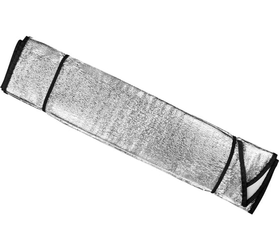Солнцезащитная шторка на лобовое стекло KRAFT 130х60 см KT 835606