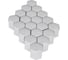 Комплект декоративных колпачков STARLEKS ключ 19, серый матовый HEX19(Smoke) 5