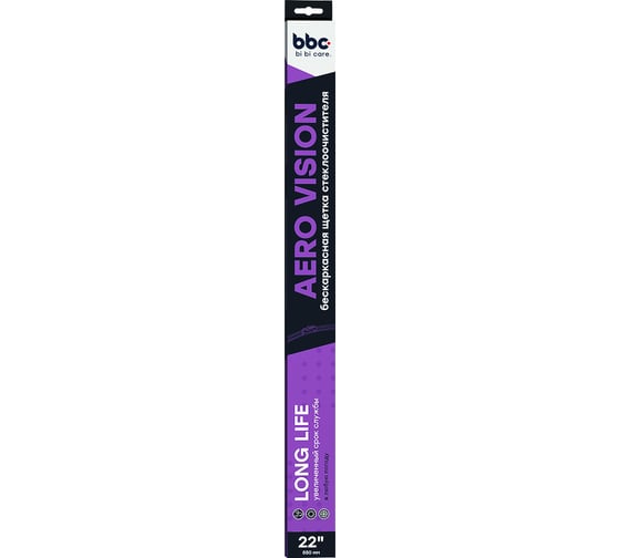 Бескаркасная щетка стеклоочистителя BiBiCare 550 мм 4907 1