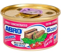 Ароматизатор на панель без крышки ABRO INDUSTRIES INC Органик лесные ягоды AS-560-WB