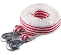 Трос ленточный Сибшнур №3 12т 5м 2 крюка 80075