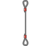 Трос буксировочный стальной ТамбовТехСнаб 48т 9м (30,5мм) 7930130719554