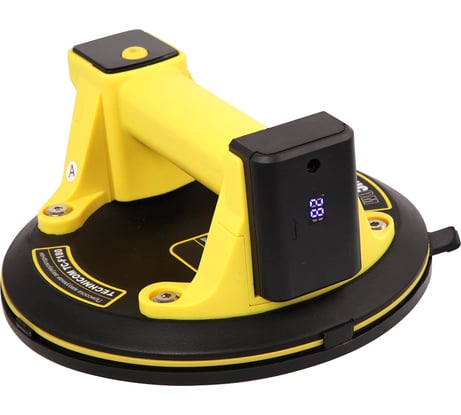 Присоска TECHNICOM вакуумная аккумуляторная, 900 мАч, нагрузка 160кг, чаша 200мм, для гладкой и пористой поверхности TC-F180