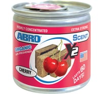 Ароматизатор на панель без крышки ABRO INDUSTRIES INC Органик Вишня XXL AS-660-CH