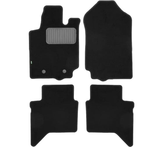 Коврики в салон Klever Standard FORD Ranger (III) 2011-2015 Пик., Двойная кабина, 4шт (текстиль) / Ф KLEVER0201608601210kh 1