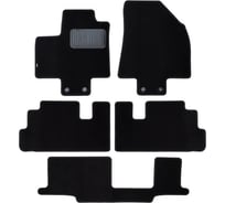 Коврики в салон Klever Standard NISSAN Pathfinder 2021-, внед., 8 мест, 5 шт. (текстиль) / Ниссан Па KLEVER0203606601210kh