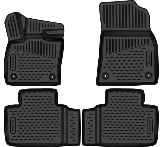 Коврики 3D в салон Element подходят для GEELY Atlas Pro (FX11) 2023 - 4шт. (полиуретан) / Джили ELEMENT3DAN0682210k