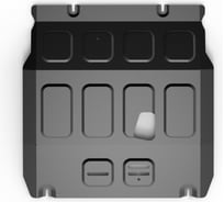 Защита картера + комплект крепежа АвтоБроня сталь, Geely Okavango 2022-,V-2.0T V-1.5T, Робот, передний 111.01941.1