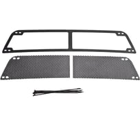 Внешняя сетка на бампер Arbori для RAVON Nexia R3 2016-2018, черный,15 мм Равон Нексия 01-610316-151