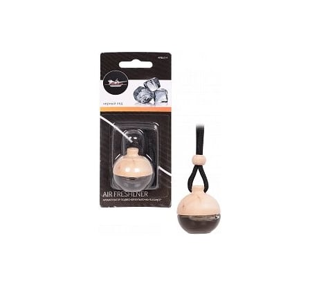 Ароматизатор подвесной бутылочка Airline "Elegance" черный лед AFBU214