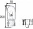 Лампа накаливания Hella W5W 12V 5W W 2,1 x 9,5d 10 штук 8GP 003 594-121 2
