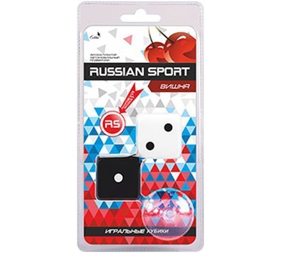 Ароматизатор на зеркало AZARD RS игральные кубики вишня RS-16 1