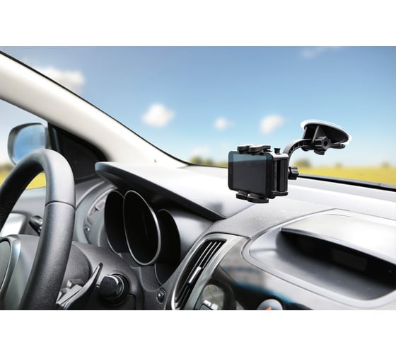 Держатель телефона на лобовое стекло с короткой штангой AZARD Carline mg3-pb