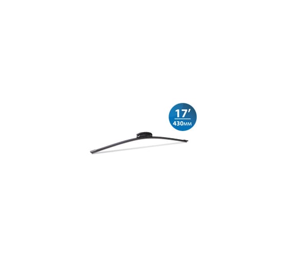 Бескаркасная щетка стеклоочистителя AZARD Brush A 17"/430 мм, 4 переходника SCHET034