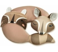 Подушка для шеи с маской для сна турист Енот Штучки, к которым тянутся ручки 20аст03ив-1