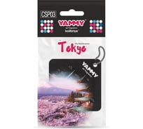 Подвесной картонный ароматизатор с пропиткой Yammy Квадрат Tokyo 65238