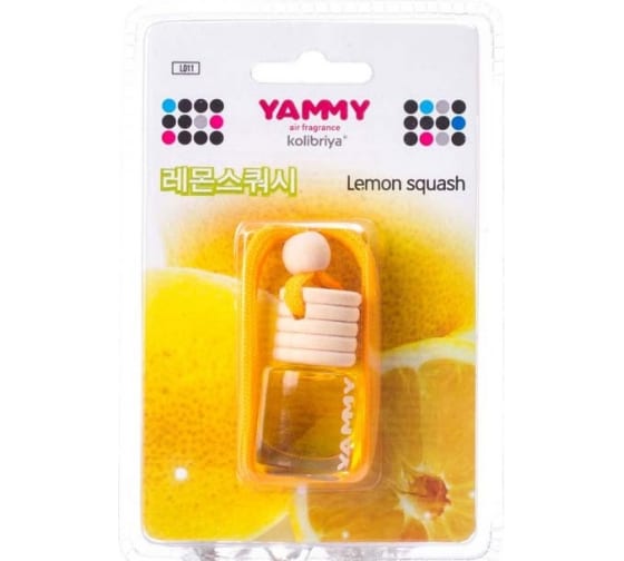 Подвесной ароматизатор-бутелек Yammy Lemon Squash, 4 мл 56454 1