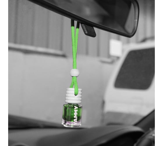 Подвесной ароматизатор-бутылек Yammy Green Apple, 4 мл 60670
