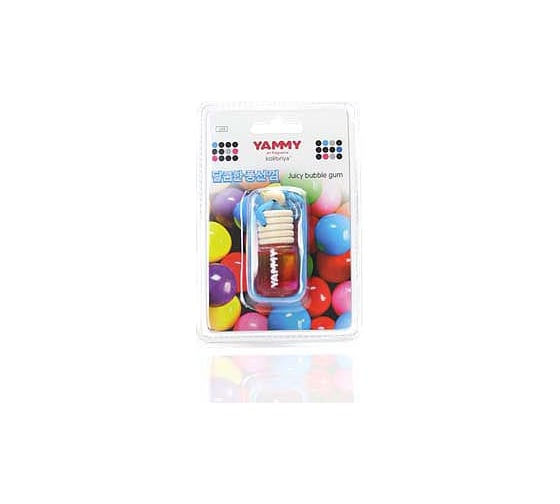 Подвесной ароматизтор-бутылек Yammy Bubble Gum, 4 мл 60669 1