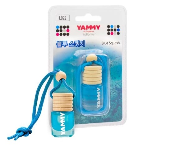 Подвесной ароматизатор-бутылек Yammy Blue Squash, 4 мл 69305 1