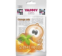 Подвесной картонный ароматизатор с пропиткой Yammy Осьминог Orange Ade 56441