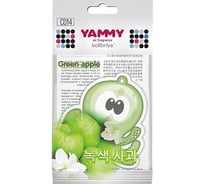 Подвесной картонный ароматизатор с пропиткой Yammy Осьминог Green Apple 56442