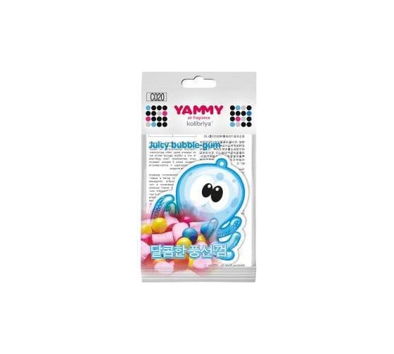 Подвесной картонный ароматизатор с пропиткой Yammy Осьминог Bubble Gum 69303 1