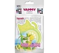 Подвесной картонный ароматизатор с пропиткой Yammy Котик Squash 62934