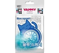 Подвесной картонный ароматизатор с пропиткой Yammy Котик Blue Squash 69301