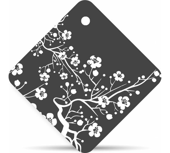 Подвесной картонный ароматизатор с пропиткой Yammy Квадрат Sakura 62927