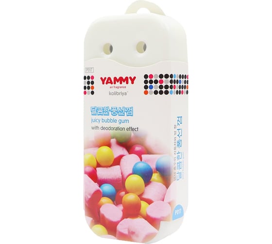 Ароматизатор под сиденье Yammy гелевый, Bubble Gum 66929 1