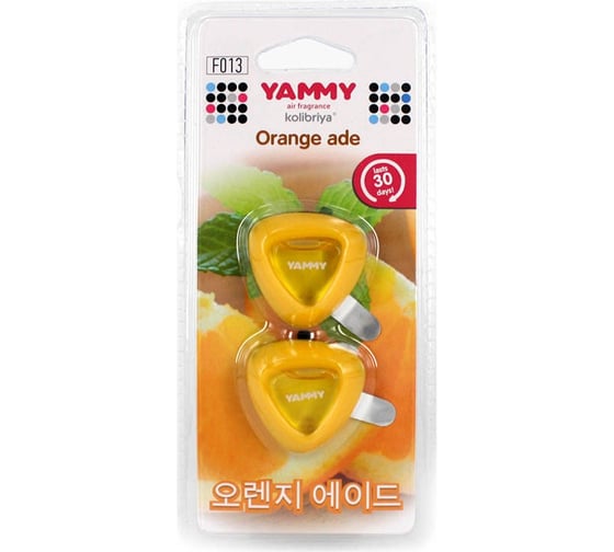 Ароматизатор на дефлектор Yammy жидкий, Orange Ade 64483 1