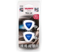 Ароматизатор на дефлектор Yammy жидкий, New car 64488