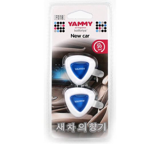 Ароматизатор на дефлектор Yammy жидкий, New car 64488 1