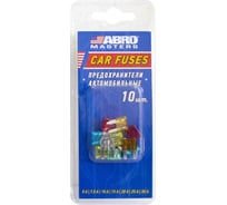 Набор флажковых предохранителей ABRO INDUSTRIES INC Abro Masters мини, 10 шт. FU-AI370-9-AS