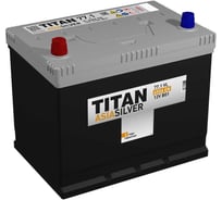 Аккумулятор TITAN ASIA SILVER 77.1 VL B01 (П.П.) 650А 258x175x221 4607008887396