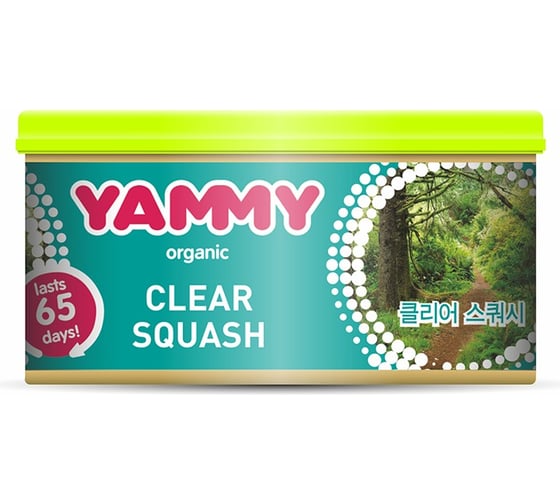 Ароматизатор-баночка с растительным наполнителем Yammy Органик Clear Squash, 42 г 62610 1