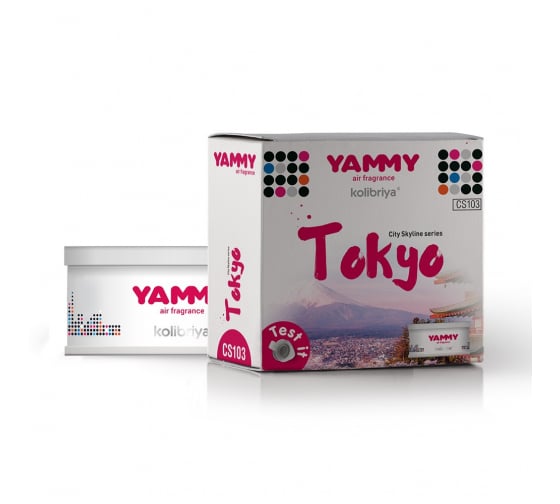 Меловой ароматизатор-баночка Yammy Сити TOKYO 63287 1