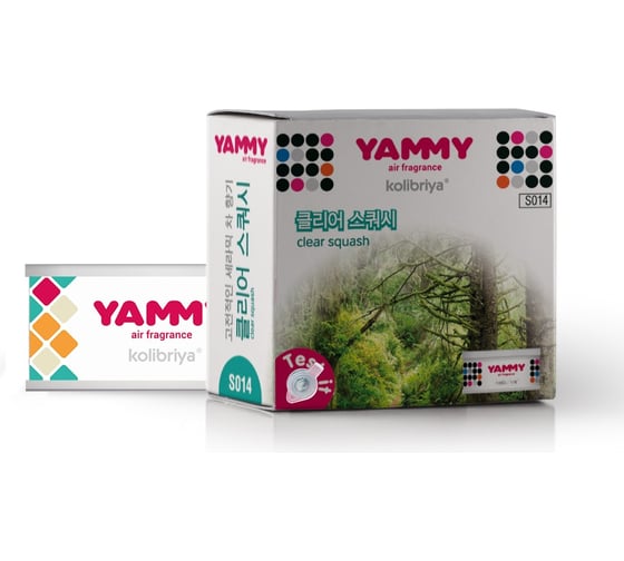 Меловой ароматизатор-баночка Yammy Clear Squash 56430 1