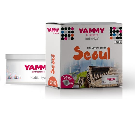 Меловой ароматизатор-баночка Yammy Сити SEOUL 63286 1