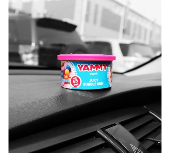 Ароматизатор-баночка с растительным наполнителем Yammy Органик Bubble Gum, 42 г 62616