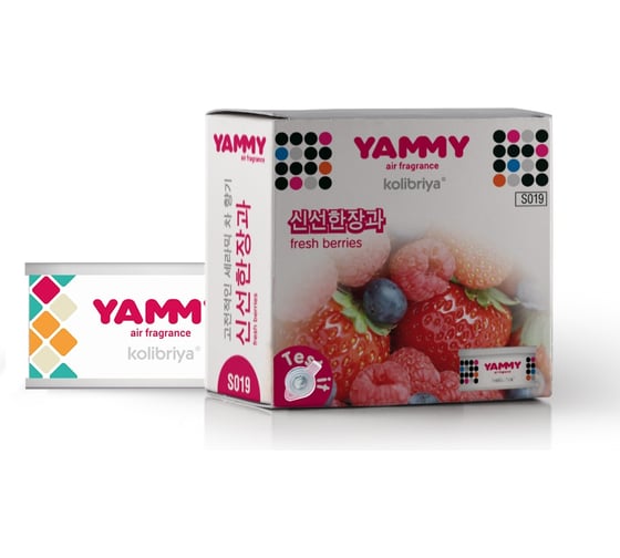 Меловой ароматизатор-баночка Yammy Fresh Berries 56435 1