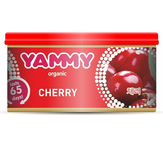 Ароматизатор-баночка с растительным наполнителем Yammy Органик Cherry, 42 г 62608 1