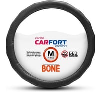 Оплетка Carfort Bone рельефные ребра, черная, М 60364
