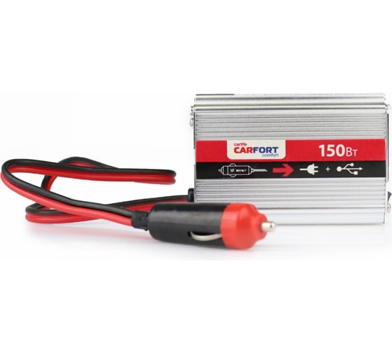 Инвертор напряжения Carfort DC12v- AC220v, 150w 49184